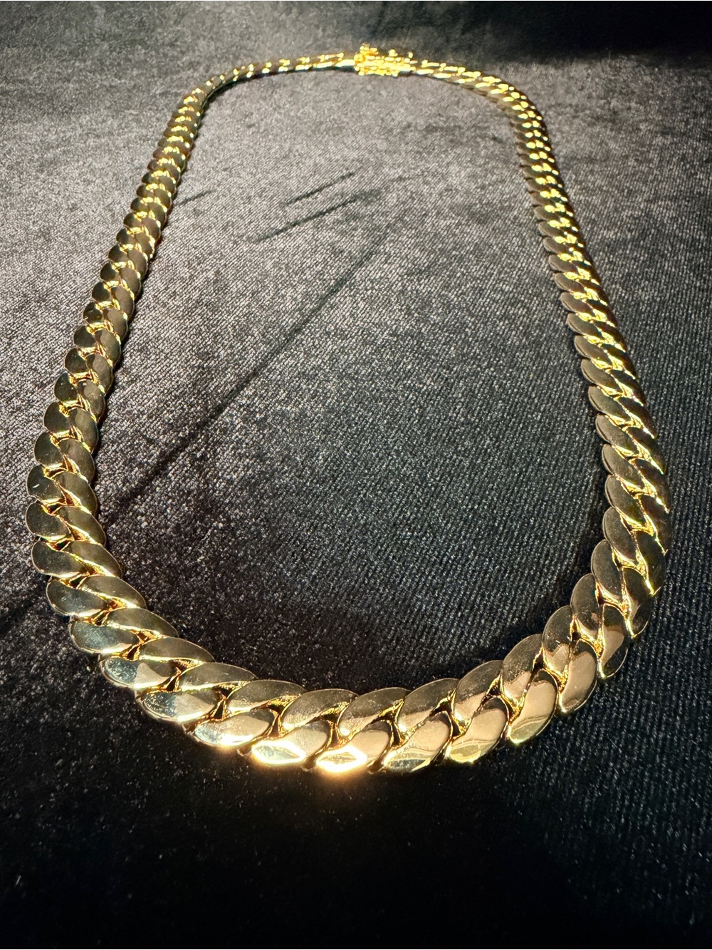 Miami Cuban 26in 11.5MM 14K Stamped Gold Filled necklace w/box lock brand new